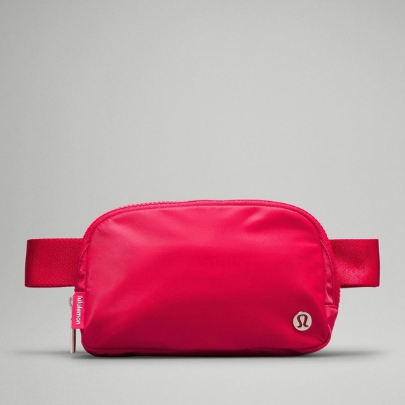 lululemon athletica Handbags - NEW LULULEMON EVERYWHERE BELT BAG CHERRY MIST